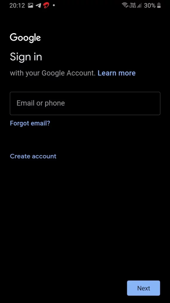 Gmail Sign in 