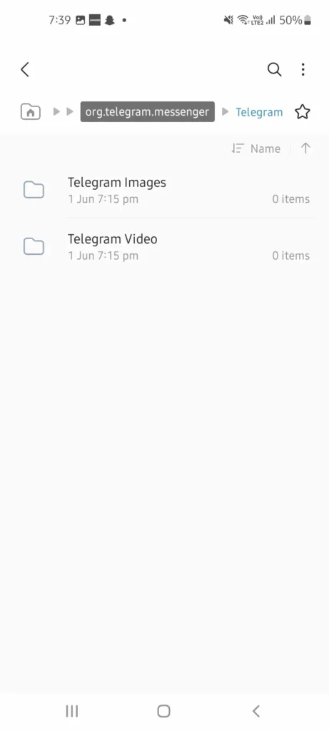 Telegram folders