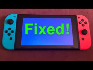 Nintendo Switch Blue Screen