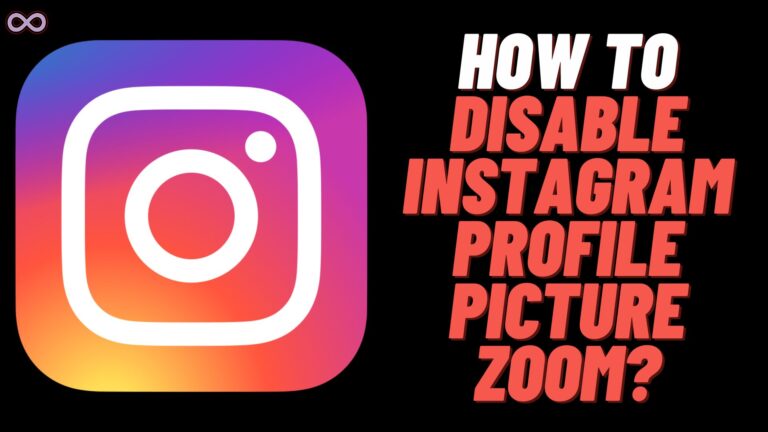 Disable Instagram Profile Picture Zoom