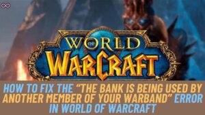 The Bank Is Being Used By Another Member Of Your Warband