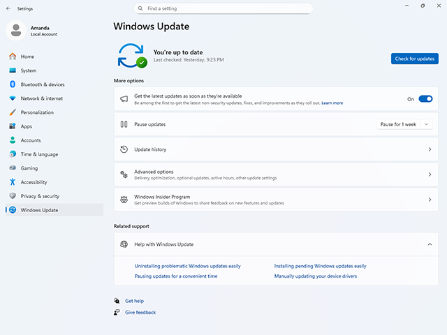 windows update