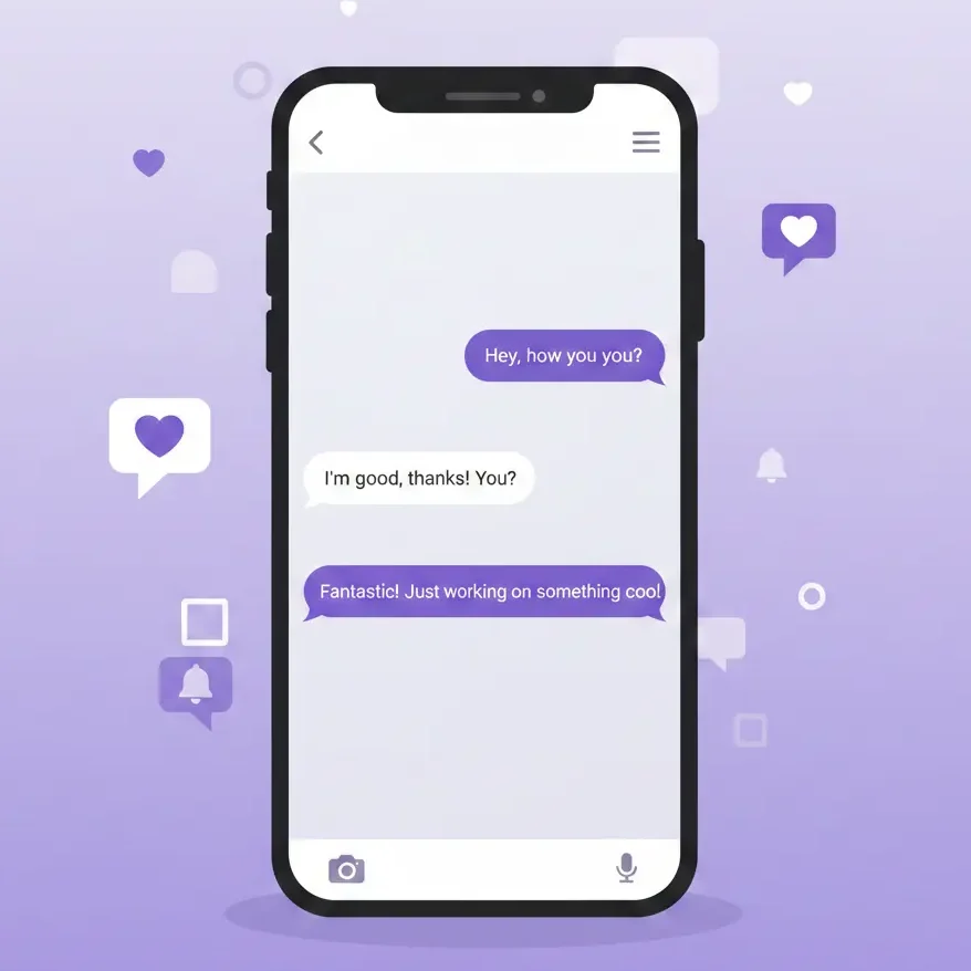 Purple Message Bubble Instagram 