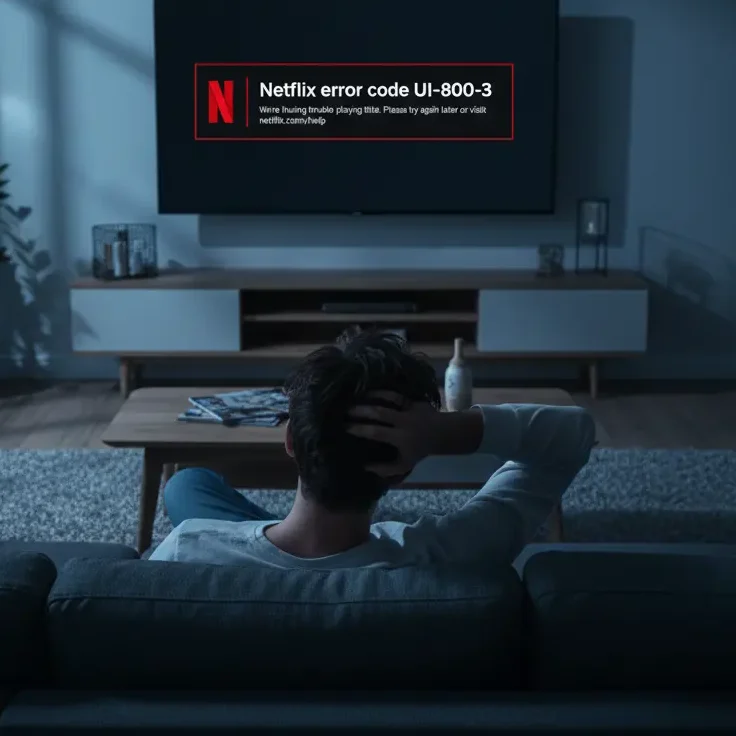 Netflix Error Code UI‑800‑3